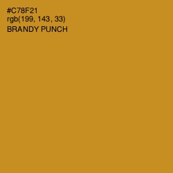 #C78F21 - Brandy Punch Color Image